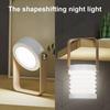 Night Light USB Rechargeable 1200mAh Battery Operated Nursery Lamp LED Desk Light with 3-Level Dimming for Bedroom Nursery