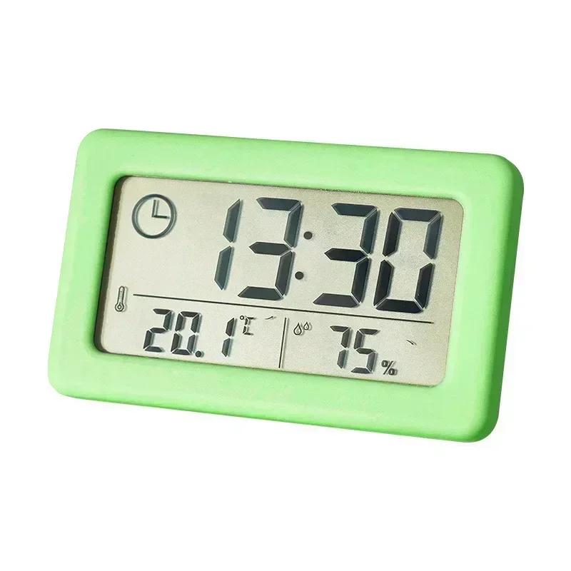 Monitor Alarm Clock Temperature and Multifunctional Table LCD Hygrometer Electronic Humidity Thermometer Home. Digital Wall