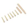 Folk Guitar Nut Saddle ABS with 6pcs Bridge Pin Instrument Accessory Set Kit for Replacement