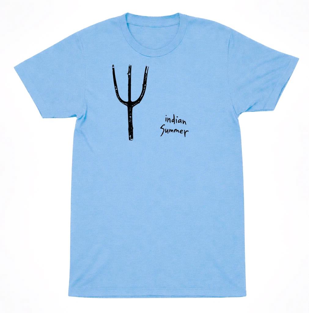

Indian Summer Girl Standing by Water Logo T-Shirt Emo Hardcore Screamo Tee M