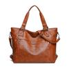 Soft Leather Handbag Women's Shoulder Crossbody Bag Large Capacity Tote Bag Mother's Bag