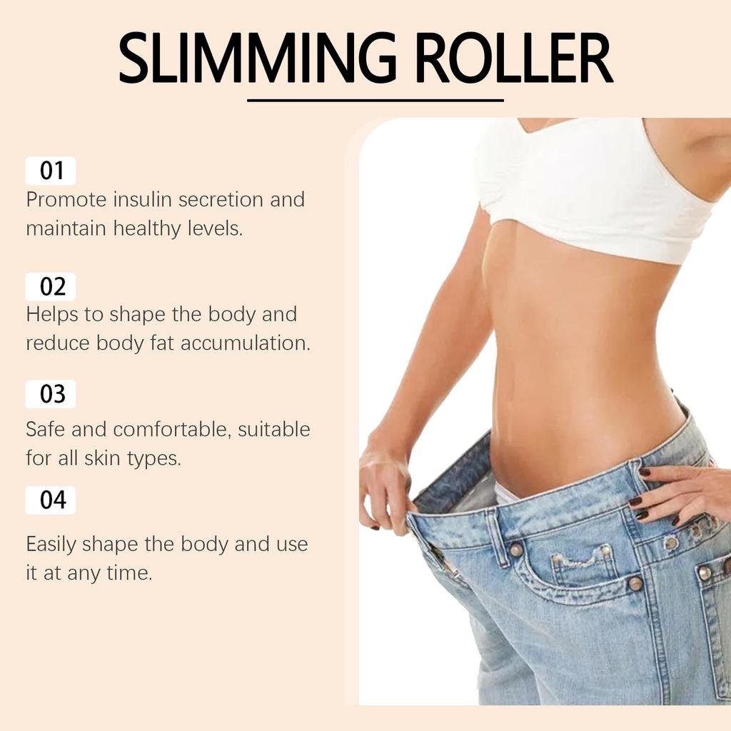 Rullo Massaggiante per la Cura del Corpo, Pelle del Corpo Delicatamente Nutriente, Migliora le Curve del Corpo Cura Quotidiana