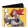 GACHIAKUTA Anime Foldable Leather Wallet Short Purse