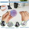 Round Skin Picking Fidget With Tweezers Sensory Picking Pad Funny Silicone Picking Pad  Adults
