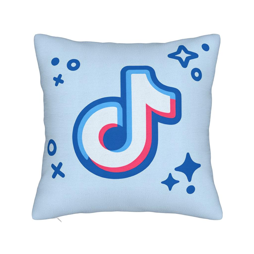 Pillow Cover T-Tik-T-Tok PLAY GAME Cute Funny Pillow Case For Chair Sofa Home Decor Pillowcases