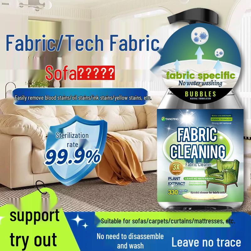 Fabric & Upholstery Stain Remover Set: Sofa, Carpet, Mattress, Curtains, Wall Coverings.