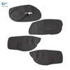 Suede Leather Red Line Car Accessories Door Panel Armrest Cover Trim For VW Golf 4 MK4 Bora Jetta 1998 - 2005 Only LHD 4