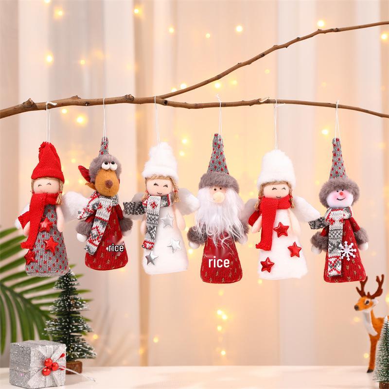 Creative Winged Angel Christmas Tree Ornaments - Child-Friendly Hanging Decorations