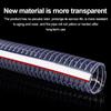 New PVC Steel Wire Hose Transparent ID 10-25mm Flexible Pipe 1/3meters Water Pump Tube
