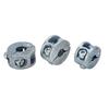 3PCS 6/8/10MM Drill Bit Stopper Collars Zinc Alloy Drilling Depth Stop Rings with Hex Wrench Open Type