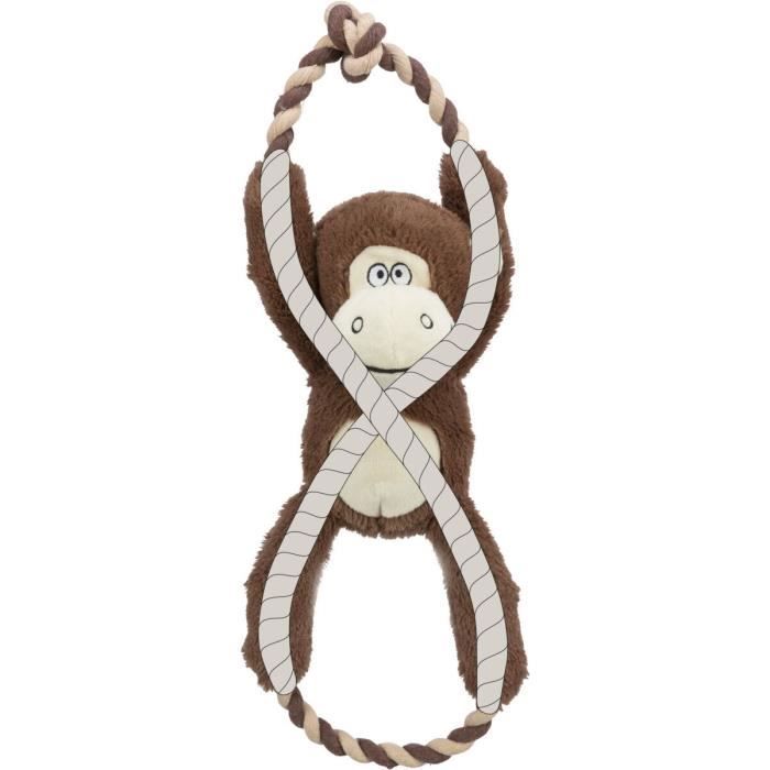 Jouet Peluche - Trixie - Singe - Marron - Résistant - Pour Chien