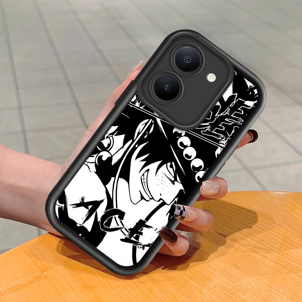 

Мягкий силиконовый квадратный чехол с рисунком лестницы для телефона, полное покрытие, противоударный защитный резиновый чехол для камеры для Vivo Vivo Y51 2020 чёрный