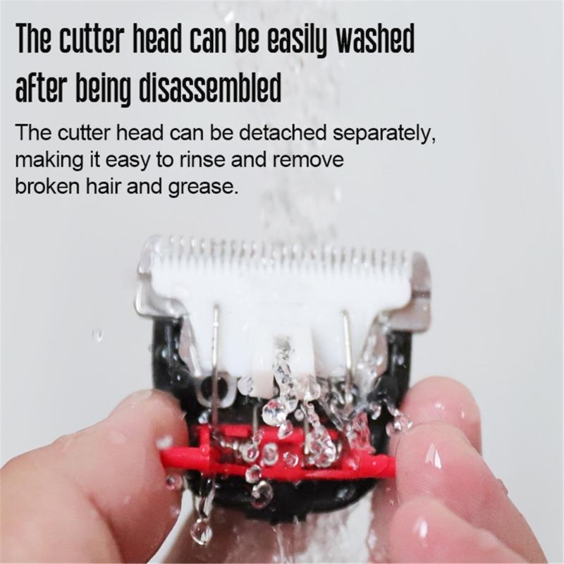 Rechargeable Wireless Hair Trimmer Grooming Cutter Electric Shear Beard Hair Cutting Machine Edge Outline Fast Charging