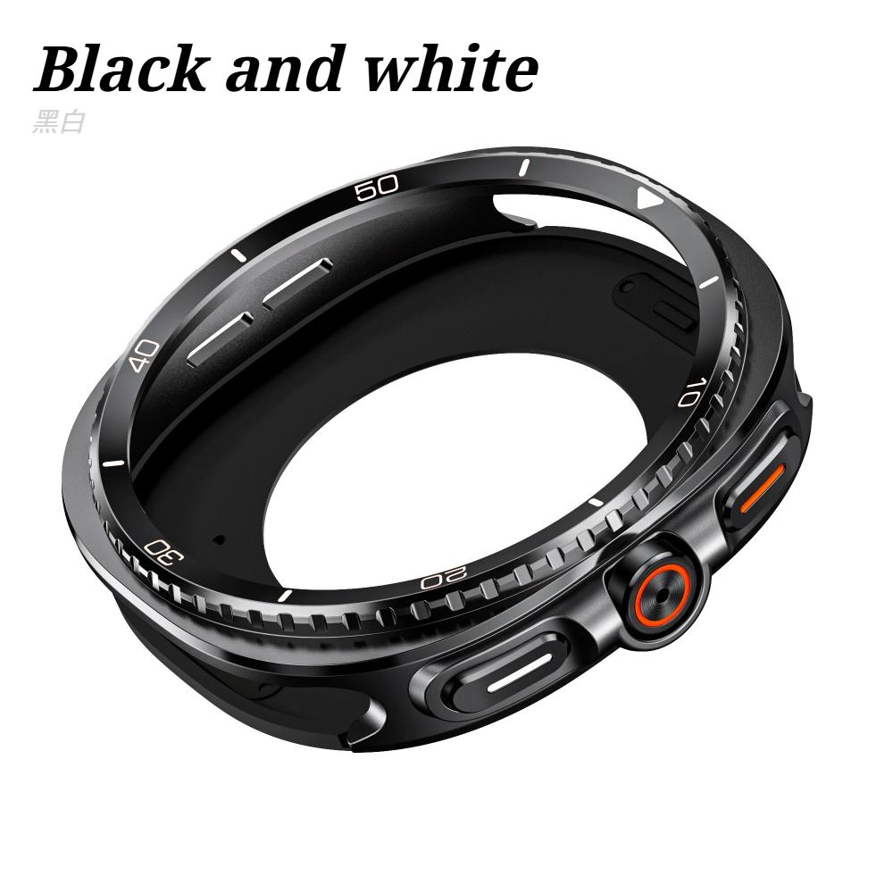Schutzhülle aus Aluminiumlegierung für Samsung Galaxy Watch 8, Metallgehäuse, Zubehör, Hartrahmen, Metall-Schutzstoßstange für Samsung Galaxy Watch 8 (44 mm, 40 mm)