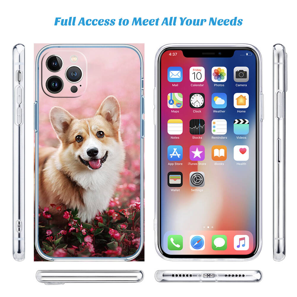 Cute Corgi dog Case for Motorola G10 G20 G04 E30 E40 E22 E20 E13 E15 G22 G23 G05 G75 G35 G55 E22S E7 G6 G7 G8 G9 Plus Power Play