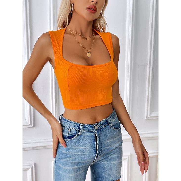New Summer Casual Temperament Slim Fit Sexy Vest T-Shirt Sleeveless Suspender Versatile Top Strapless Women
