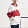 Anta Contrast Striped Letter Print Sweatshirt Unisex Sweatshirt White 152338702-1