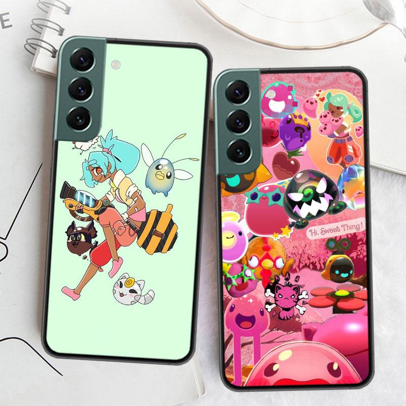 S-Slime R-Rancher Game Phone Case For Samsung Galaxy S22 S25 Ultra S21 S10 Plus S26 Edge S20 S23 S24 FE Cover Silicone Soft