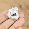925 Sterling Silver Natural Botswana Agate Flower Promise Anniversary New Ring