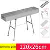 Large Barbecue Grill Outdoor Thickened Foldable Portable BBQ Stove Grill Large Capacity Installation Free Barbecue Rack Set