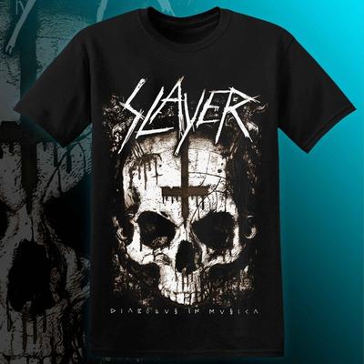SLAYER DIABOLVS Koszulka Męska Damska Krótki Rękaw Retro Zespół Y2k Koszulka Streetwear Luksusowa Marka Góry Ubrania Letnie Odzież Męska