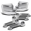 Chromowane Klamki Drzwi Chromowane Pokrywy Lusterek DLA Jeep Liberty 08-12 / Dodge Nitro 07-11 Sxt Slt
