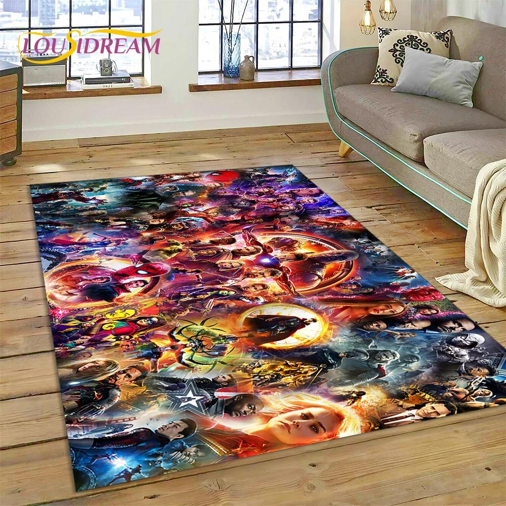 

3D Spider HD Superhero Cartoon Rug Carpet for Living Room Bedroom Home Decor,Floor Mat Non-slip Decoration for Sofa Doormat Gift 40x60cm( 15x23in )