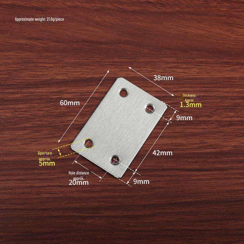 

L-подібний кутовий кронштейн з нержавіючої сталі