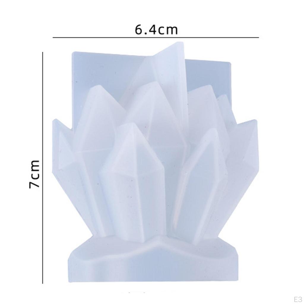 Silikonové svíčky, tvary ledových tvarů shluků květů Potřeby pro kutily