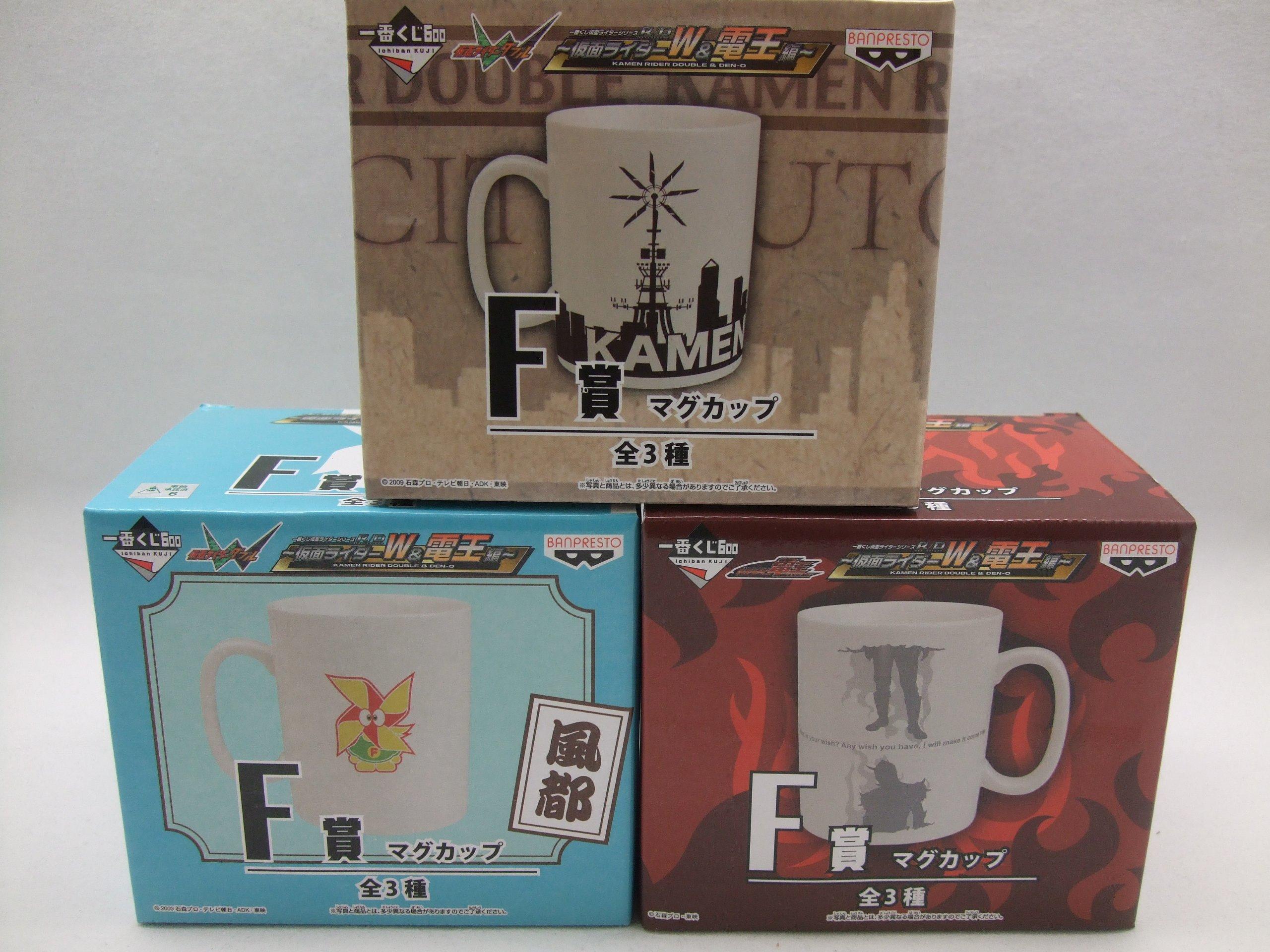 

Ichiban Kuji Серия Kamen Rider RD Kamen Rider W & Den-O Приз F Кружка 3 вида