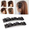 Hair Accessories MultiLayer Braid Band with Bangs Clip for Daily Fashion