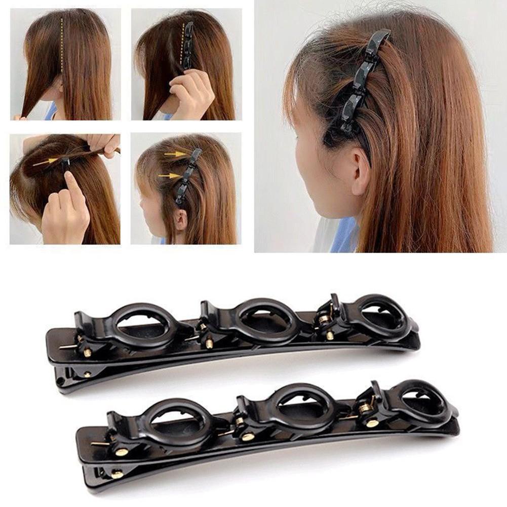 

Hair Accessories MultiLayer Braid Band with Bangs Clip for Daily Fashion 03