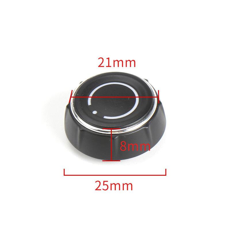 97064292901 Car Center Console Audio Volume Knob Cover For Porsche Cayenne Macan Boxster Panamera CD Control Switch Button