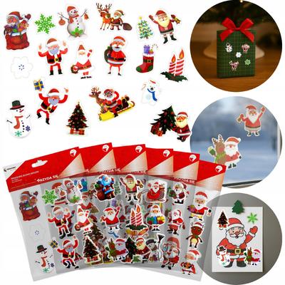 Christmas Gel Window Stickers Vergionic Mix