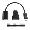 Raspberry Pi Zero 2W Erweiterungs-Kit: Mini-HDMI, USB, GPIO