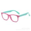 Anti Blue Light Kids Glasses Children Square Optical Eyeware Boy Girls Square Computer Transparent Eyeglasses Silicone Frame