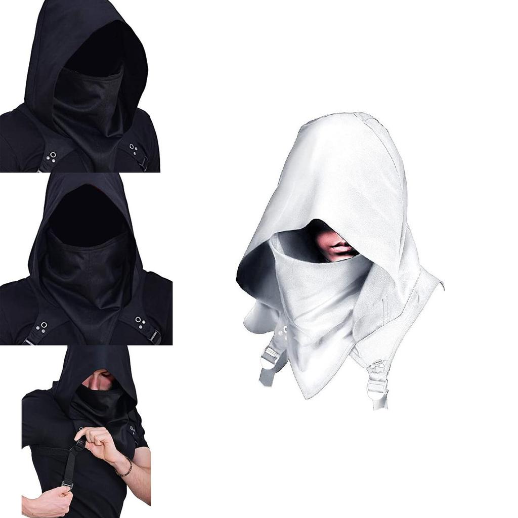 Stylish Unisex Medieval Assassin Inspired Hooded Cloak For Game Character Cosplay