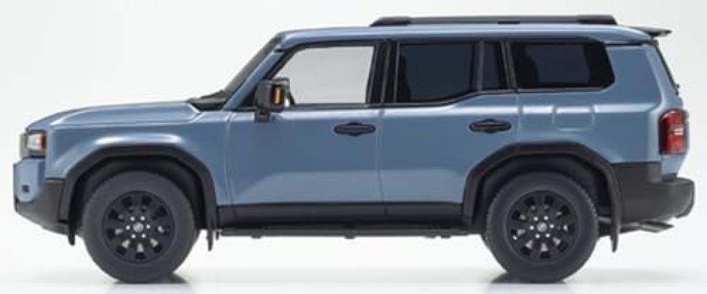 Kyosho Original Scale Toyota Land Cruiser 250 ZX Optional Wheel Finished Product KS03927SB 1/43 Ver. (Smoky Blue)