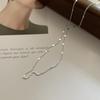 Women's 925 Silver Simple Small Chain French Necklace