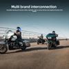 X6 Motosiklet Kask Kulaklık Moto Interkom Bluetooth 5.0 Kablosuz Interkom Hoparlör Handsfree Kask Walkie Talkie 2 Rider 1000 M