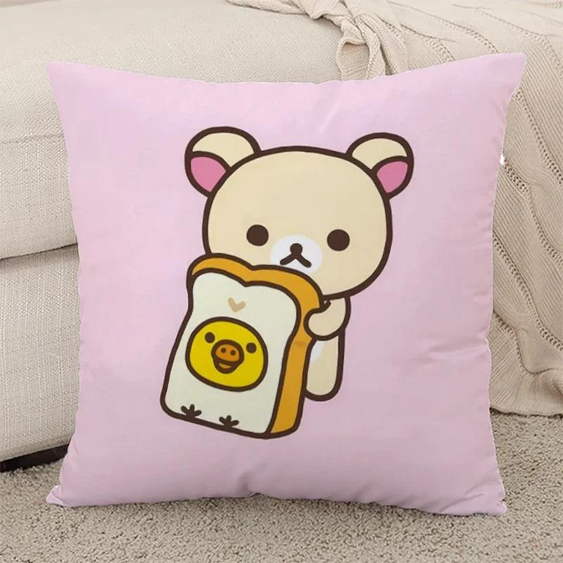 

Pillowcase Decoration Cushion Cover Bed Pillow Home Car Sofa Short Plush 12x12Inch