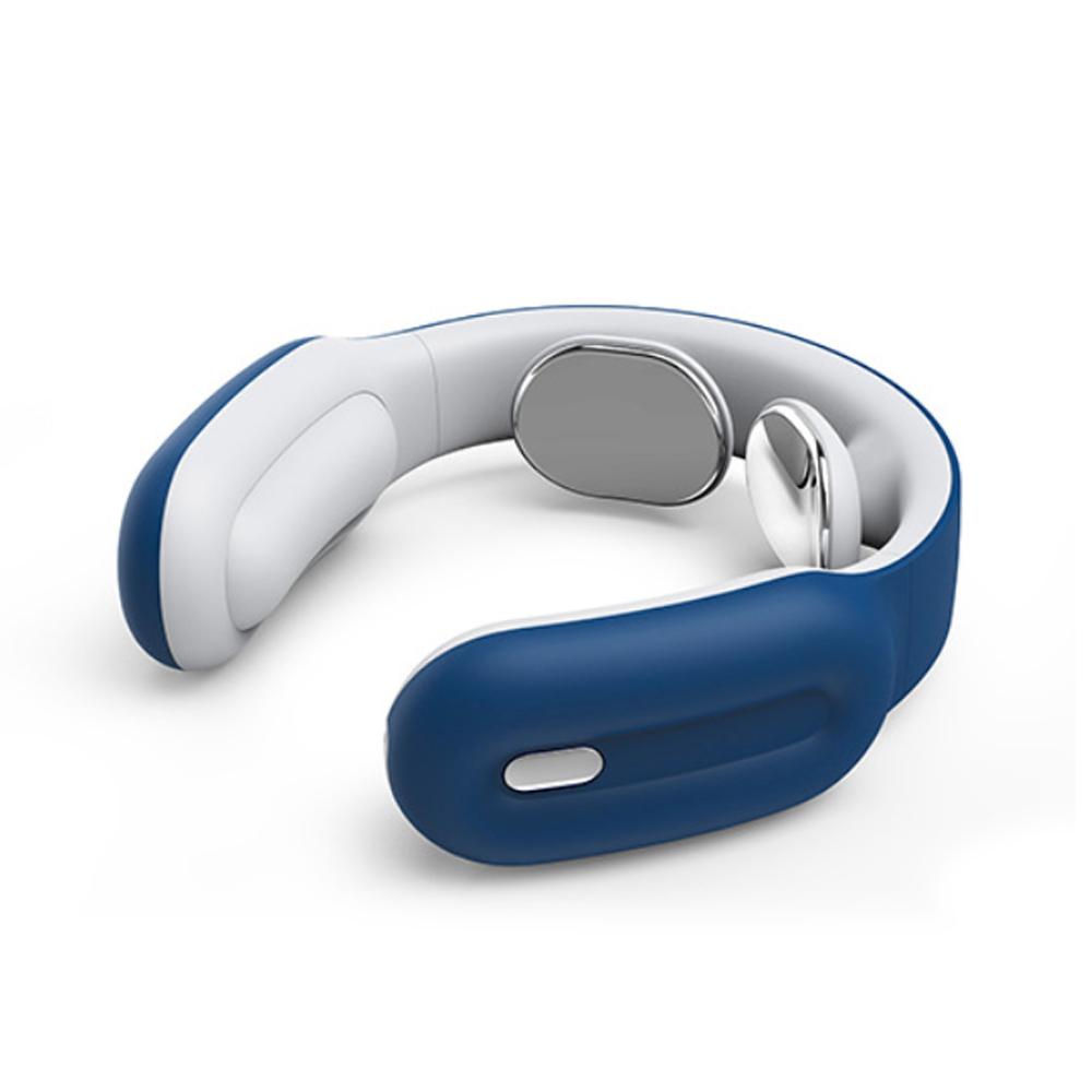 Электрический массажер для облегчения боли в шее, интеллектуальный инструмент для шейного позвонка 1 PCS синий