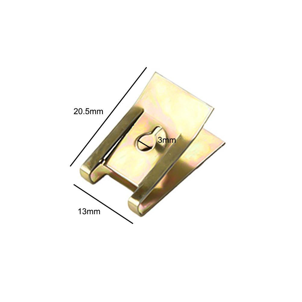 Mount Fastener Fastener U-Type Clips Bumper Protection 20x Accessories