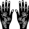 Dark Hand Tattoo Stickers: Original, Beautiful Hand-Shaped Temporary Tattoo Templates