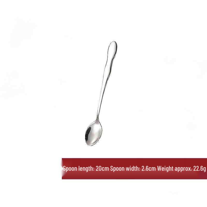 26cm Stainless Steel Gourd Handle Oil and Soup Ladle with Pointed and Round Tips