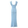Autumn 2025 European Style Women's V-Neck Retro Crochet Holiday Dress