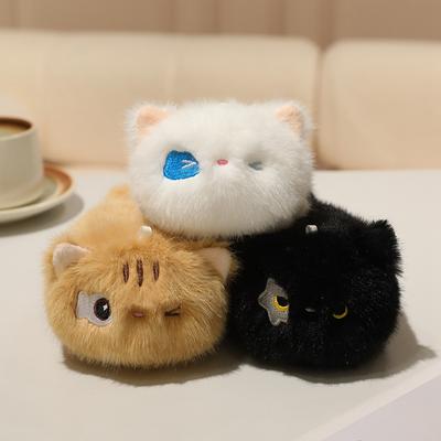 Cat Series Doll Simulation Stuffed Plush Toy Bag Hang Pendent Cartoon Anime Cute Birthday Gift Fun Doll Kawaii Decor