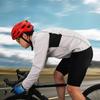 Darevie Long Sleeve Cycling for and Winter and UV Cycling and Road Bike Outdoor Sports with Convenient Back and Lightweight Size Men's Jacket,