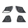 Auto Interior Accessories Stainless Steel Car Door Speaker Cover Car A-Pillar Tweeter Speaker Trim For Genesis G70 -2026 LHD