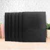 Easykart Plastic Folders with Pockets - (Black, 6 Pack), 2 Pocket Poly Folders for School, Home or Office, Durable Heavy Duty File Folders